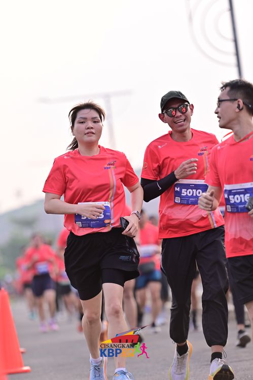 Race photo from CISANGKAN KBP CITY RUN 2025