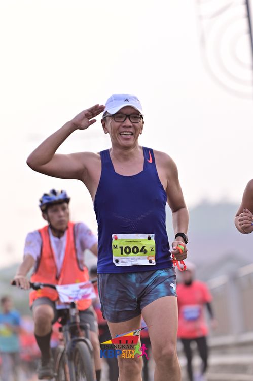 Race photo from CISANGKAN KBP CITY RUN 2025