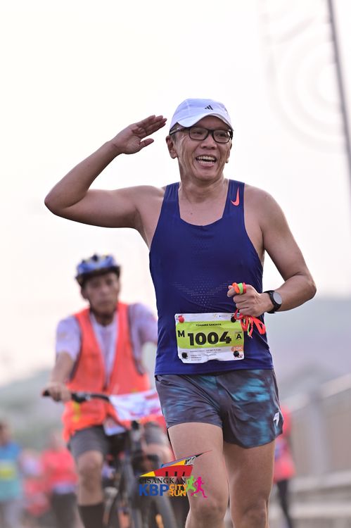 Race photo from CISANGKAN KBP CITY RUN 2025