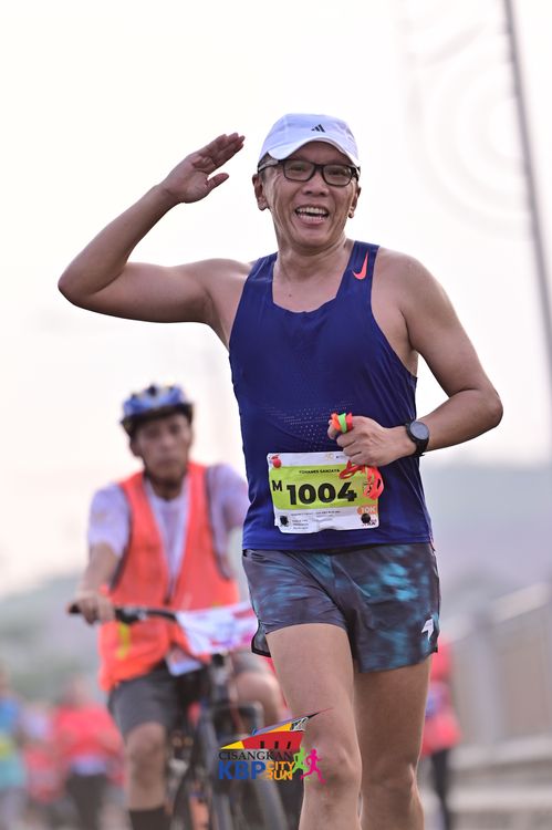Race photo from CISANGKAN KBP CITY RUN 2025