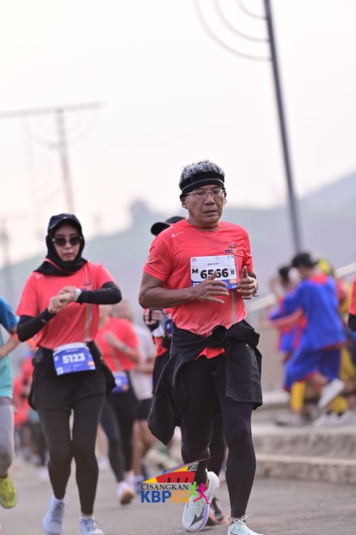 Race photo from CISANGKAN KBP CITY RUN 2025