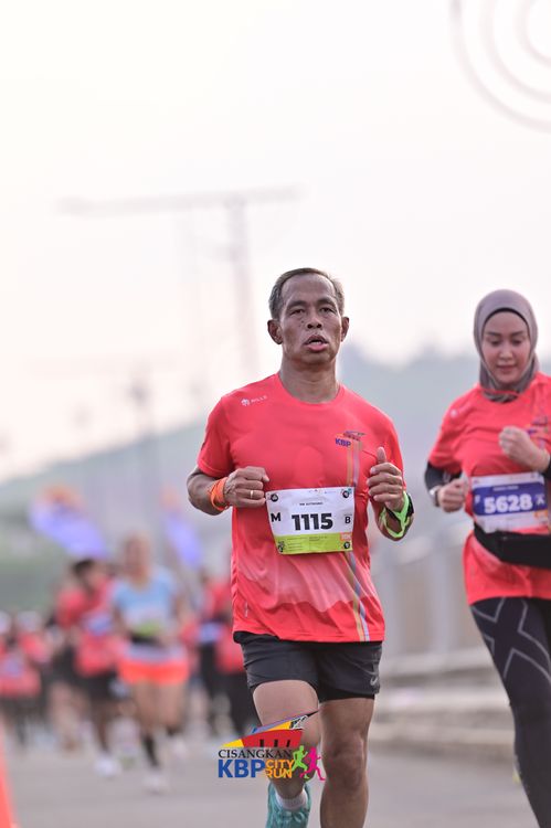 Race photo from CISANGKAN KBP CITY RUN 2025