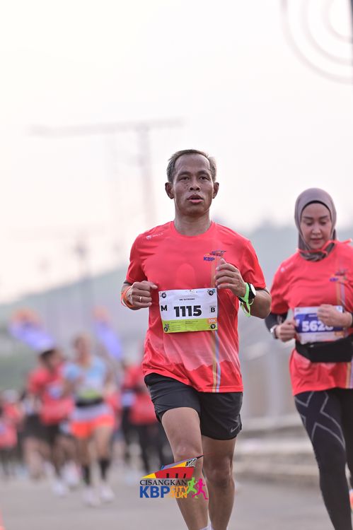 Race photo from CISANGKAN KBP CITY RUN 2025