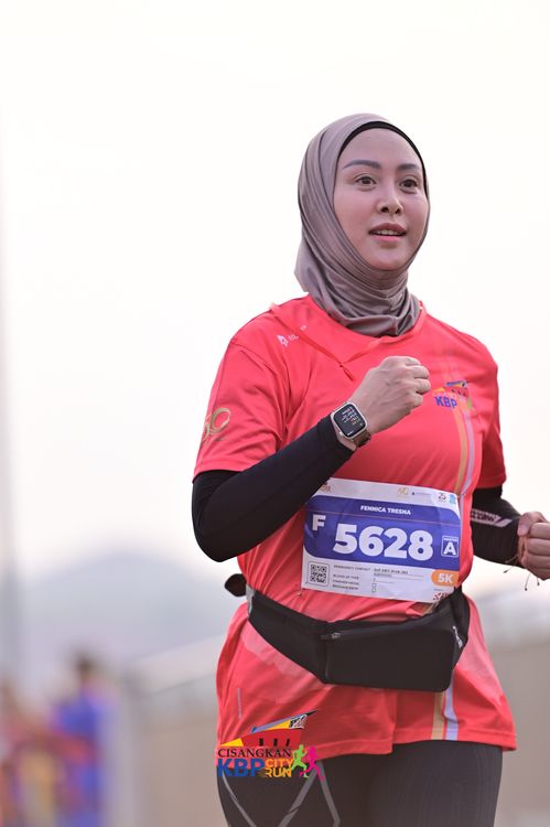 Race photo from CISANGKAN KBP CITY RUN 2025