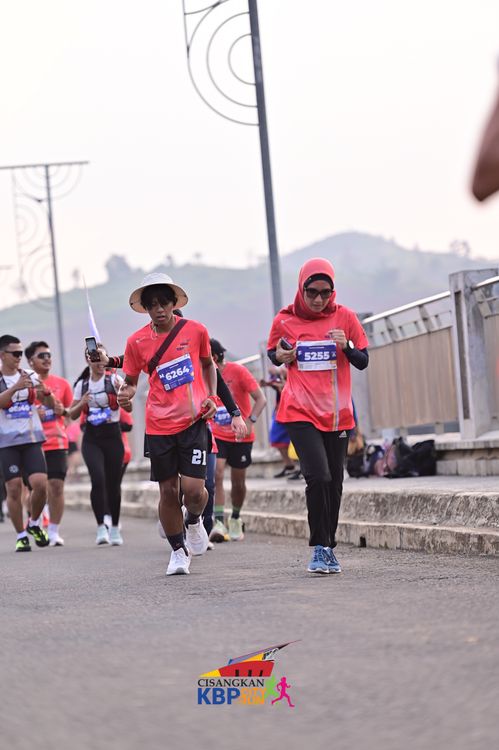 Race photo from CISANGKAN KBP CITY RUN 2025