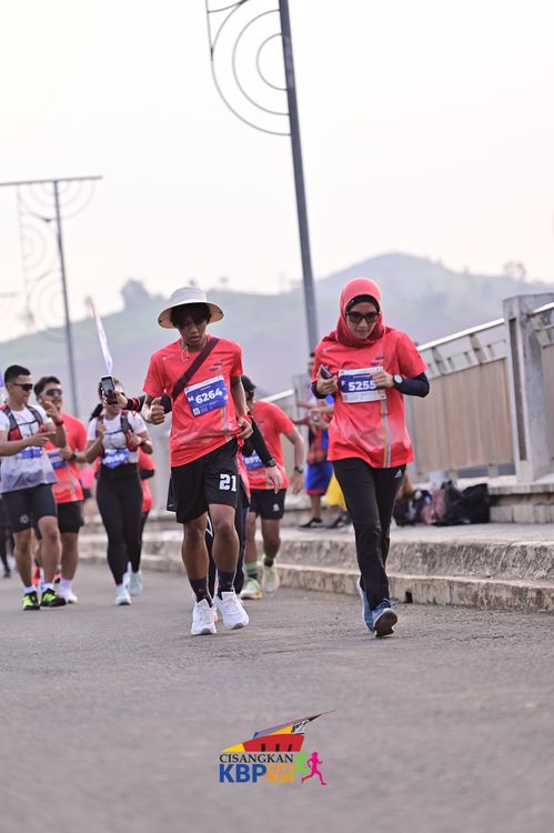 Race photo from CISANGKAN KBP CITY RUN 2025