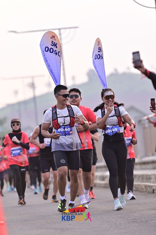 Race photo from CISANGKAN KBP CITY RUN 2025