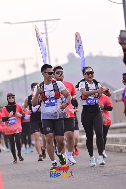 Race photo from CISANGKAN KBP CITY RUN 2025
