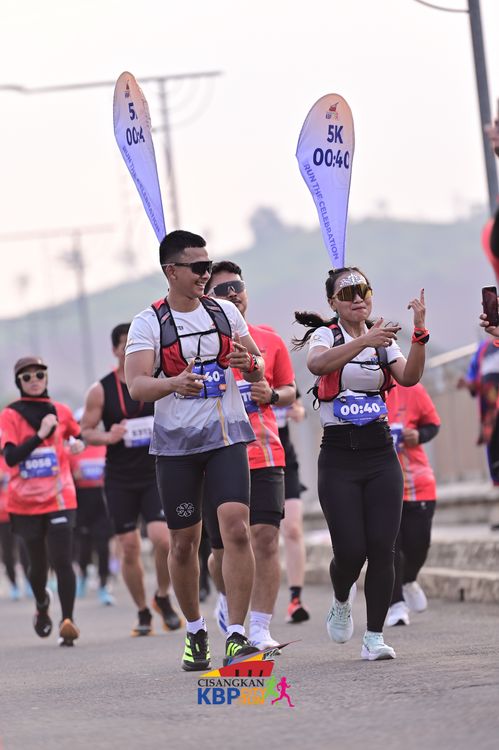 Race photo from CISANGKAN KBP CITY RUN 2025