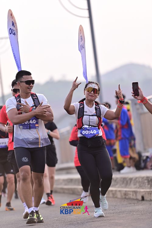Race photo from CISANGKAN KBP CITY RUN 2025