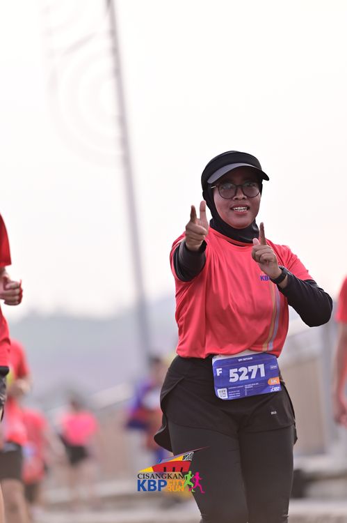 Race photo from CISANGKAN KBP CITY RUN 2025