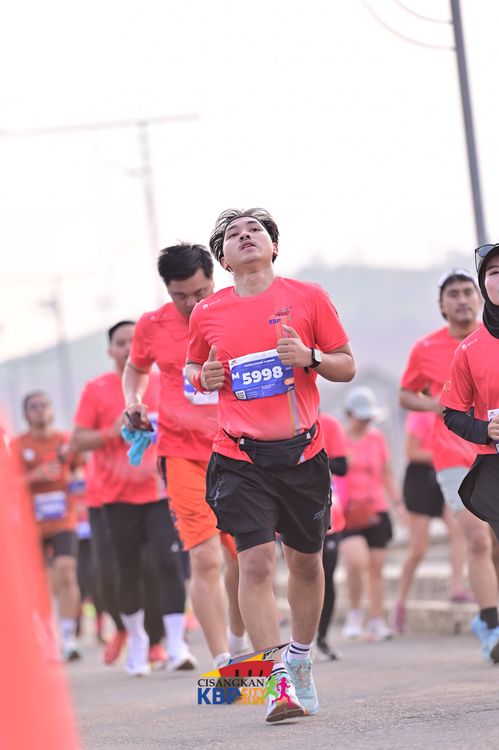 Race photo from CISANGKAN KBP CITY RUN 2025
