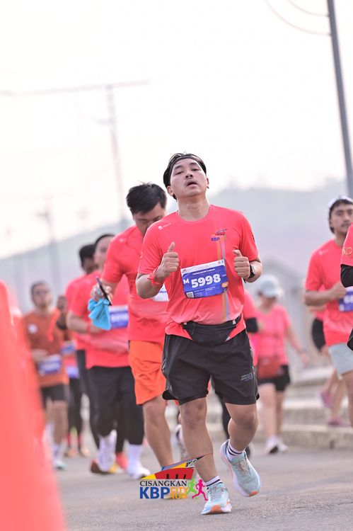 Race photo from CISANGKAN KBP CITY RUN 2025