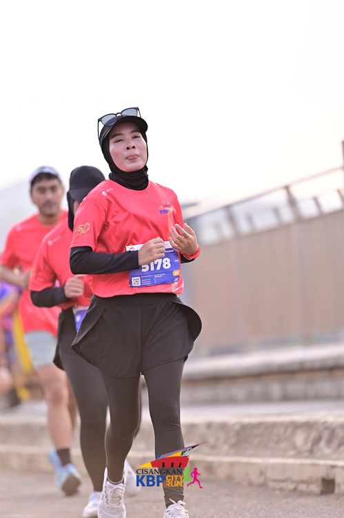 Race photo from CISANGKAN KBP CITY RUN 2025