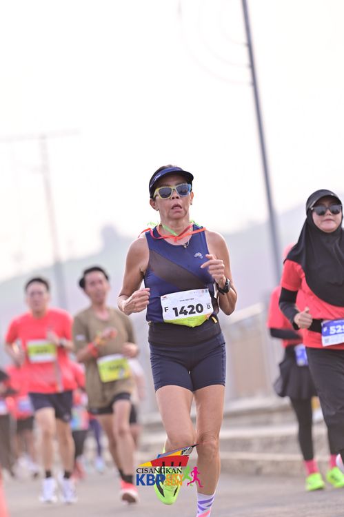 Race photo from CISANGKAN KBP CITY RUN 2025
