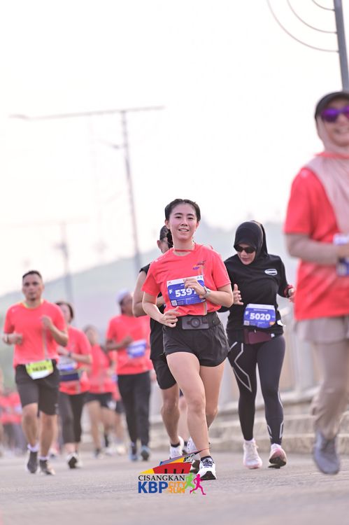 Race photo from CISANGKAN KBP CITY RUN 2025