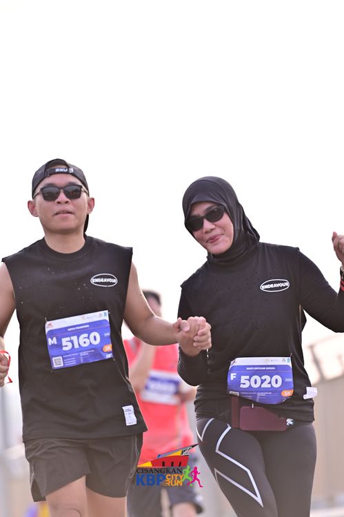 Race photo from CISANGKAN KBP CITY RUN 2025