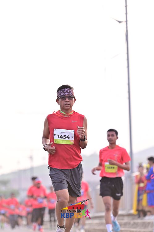 Race photo from CISANGKAN KBP CITY RUN 2025