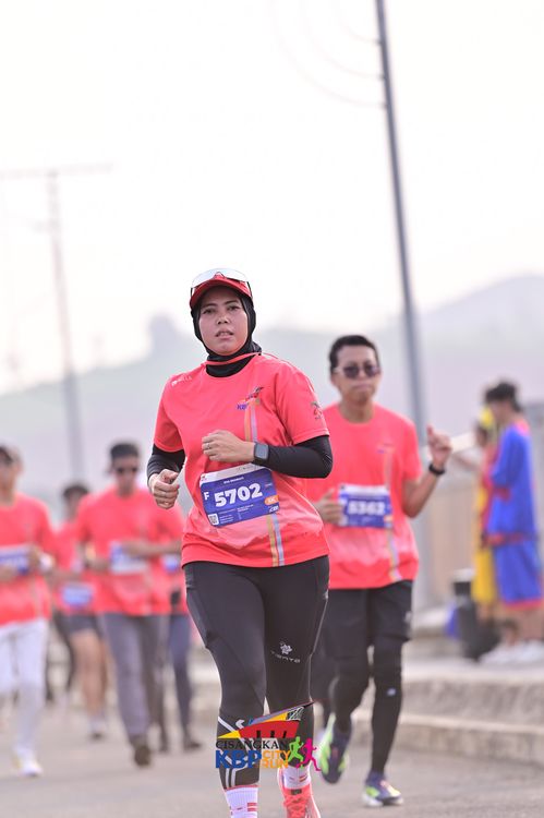 Race photo from CISANGKAN KBP CITY RUN 2025