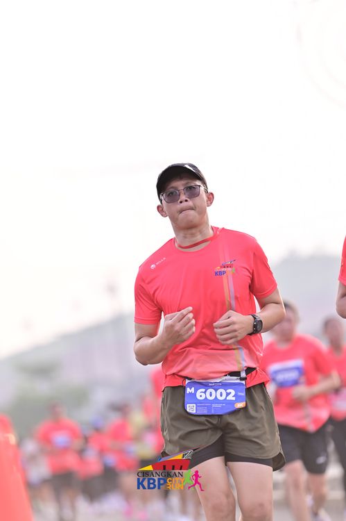 Race photo from CISANGKAN KBP CITY RUN 2025