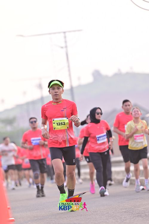 Race photo from CISANGKAN KBP CITY RUN 2025