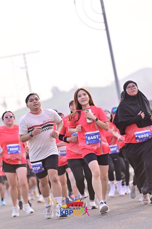 Race photo from CISANGKAN KBP CITY RUN 2025