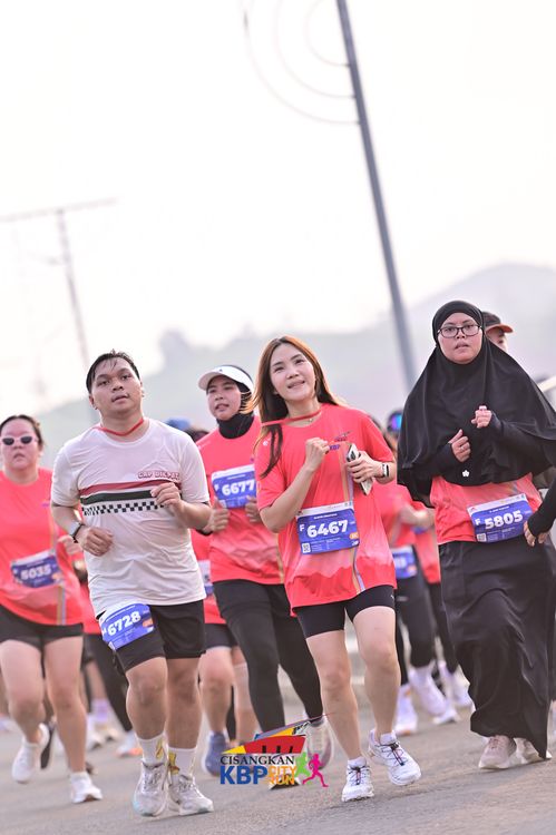 Race photo from CISANGKAN KBP CITY RUN 2025