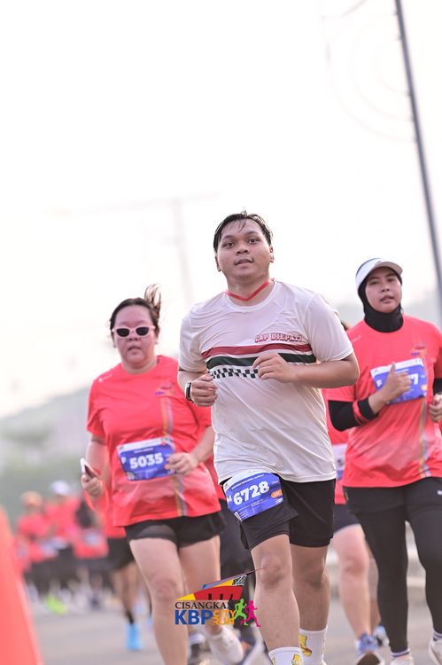 Race photo from CISANGKAN KBP CITY RUN 2025