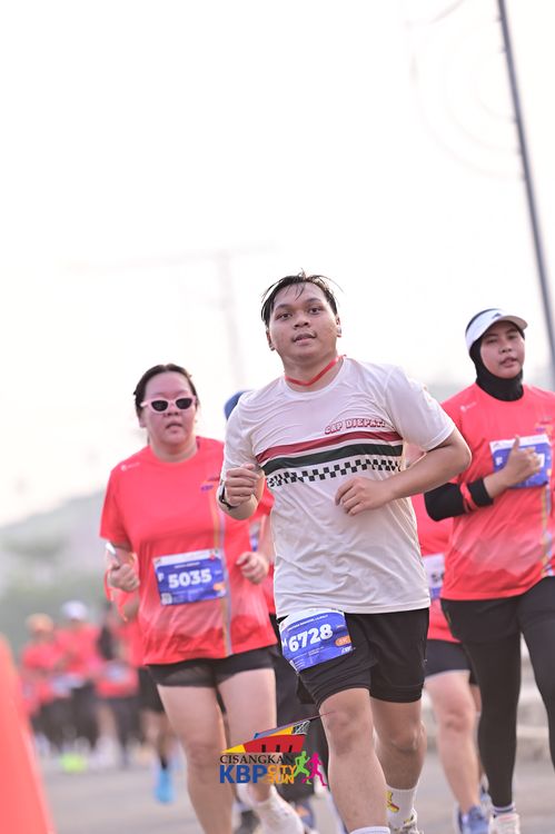 Race photo from CISANGKAN KBP CITY RUN 2025