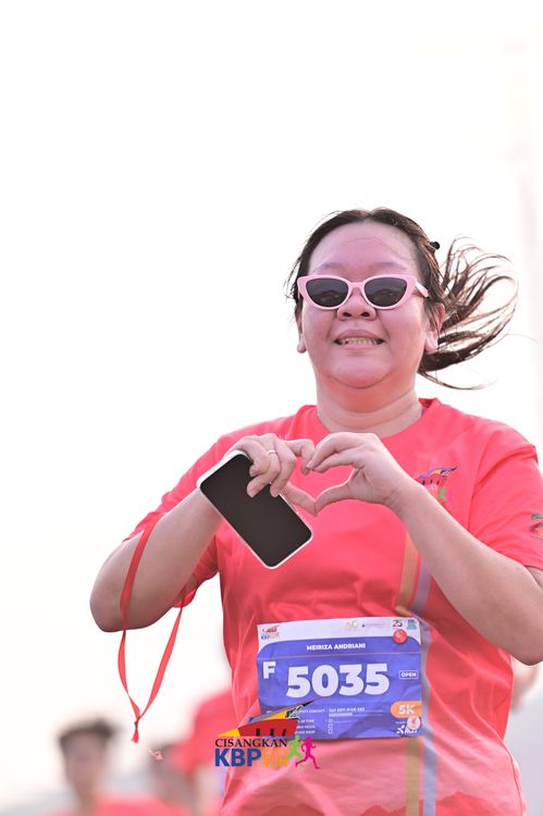 Race photo from CISANGKAN KBP CITY RUN 2025