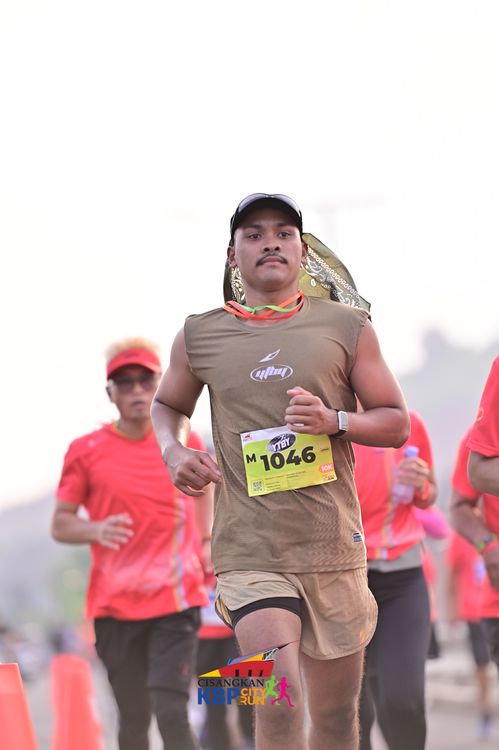 Race photo from CISANGKAN KBP CITY RUN 2025
