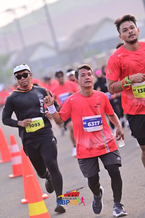 Race photo from CISANGKAN KBP CITY RUN 2025