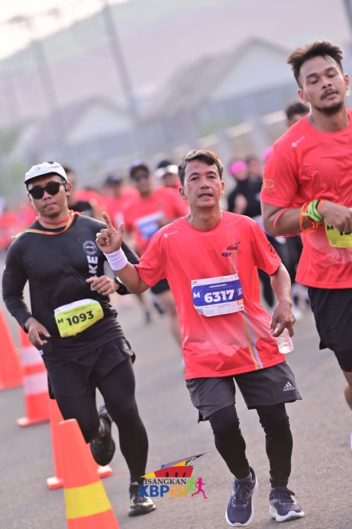 Race photo from CISANGKAN KBP CITY RUN 2025