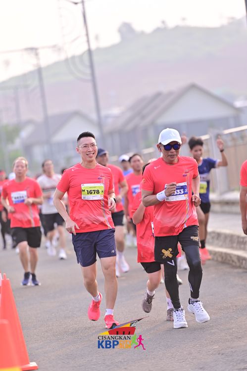 Race photo from CISANGKAN KBP CITY RUN 2025
