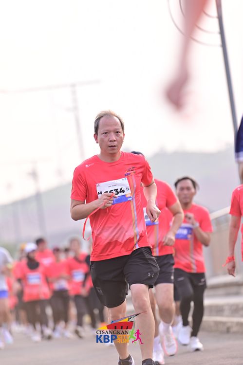 Race photo from CISANGKAN KBP CITY RUN 2025