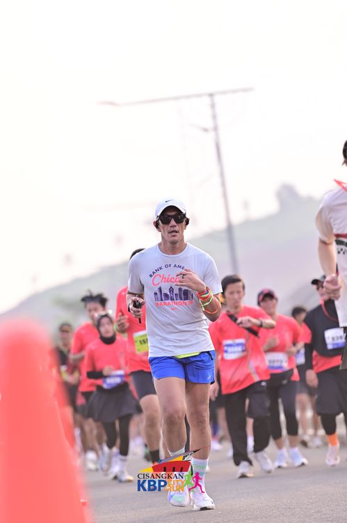 Race photo from CISANGKAN KBP CITY RUN 2025