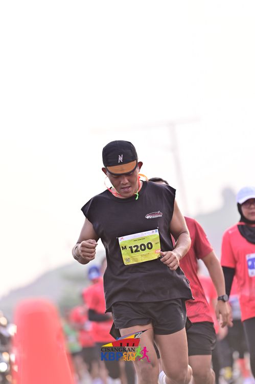 Race photo from CISANGKAN KBP CITY RUN 2025