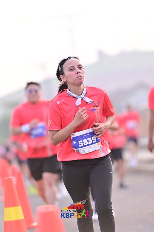 Race photo from CISANGKAN KBP CITY RUN 2025