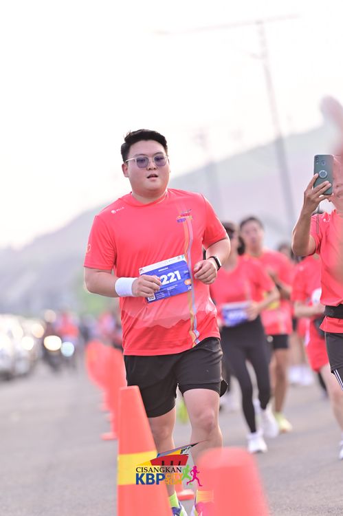 Race photo from CISANGKAN KBP CITY RUN 2025