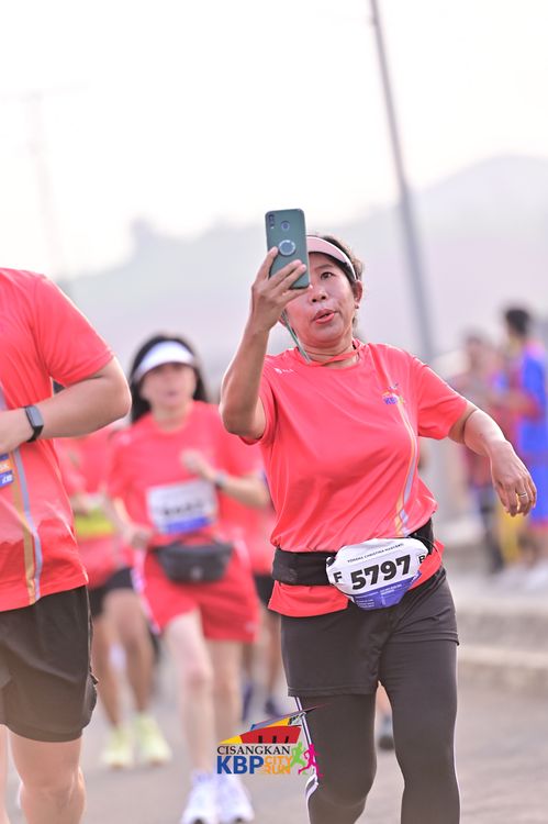 Race photo from CISANGKAN KBP CITY RUN 2025