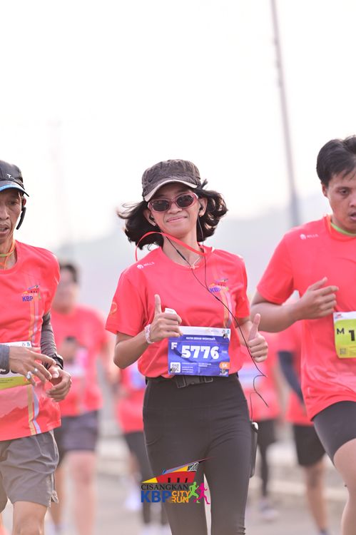 Race photo from CISANGKAN KBP CITY RUN 2025