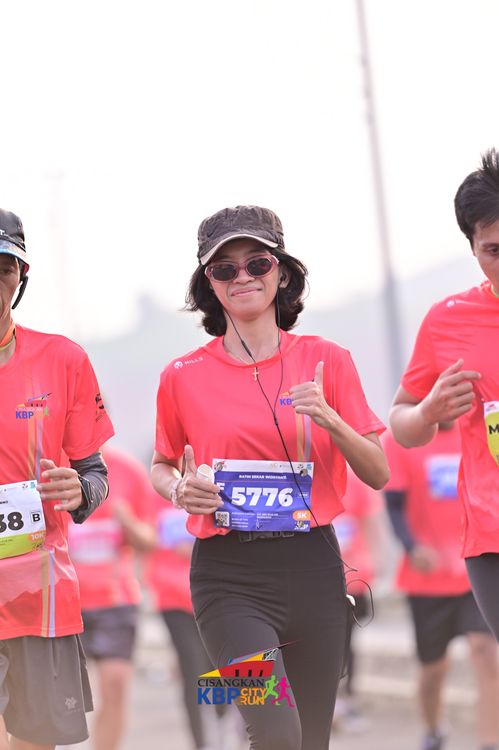 Race photo from CISANGKAN KBP CITY RUN 2025