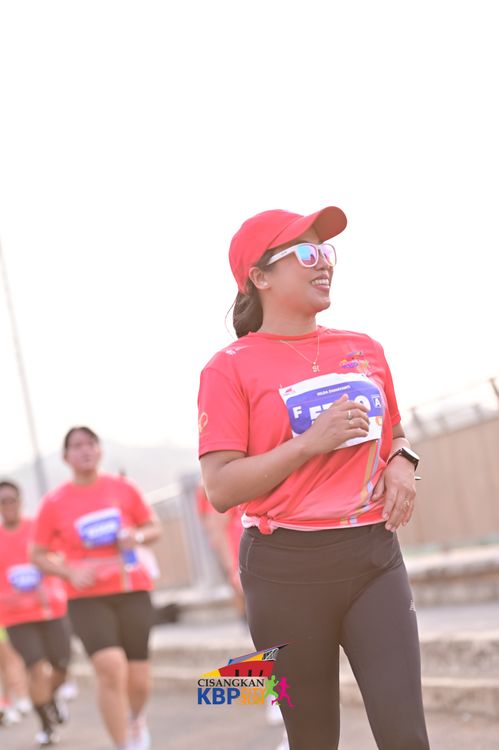 Race photo from CISANGKAN KBP CITY RUN 2025