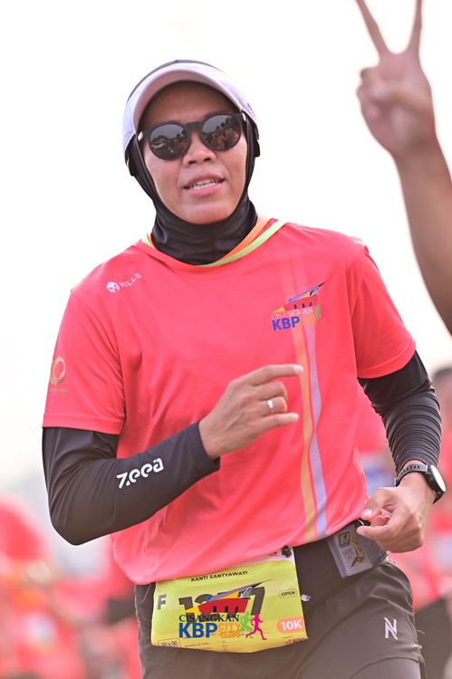 Race photo from CISANGKAN KBP CITY RUN 2025
