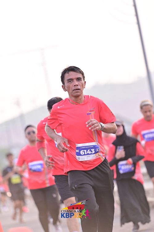 Race photo from CISANGKAN KBP CITY RUN 2025