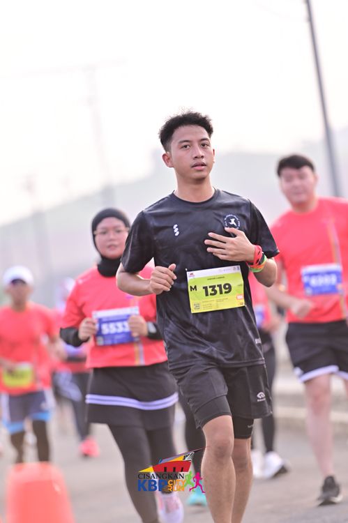 Race photo from CISANGKAN KBP CITY RUN 2025