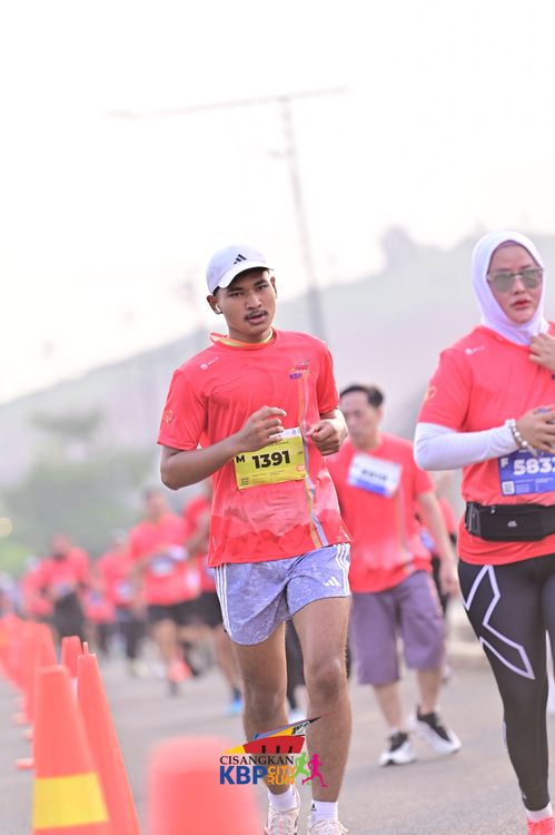 Race photo from CISANGKAN KBP CITY RUN 2025