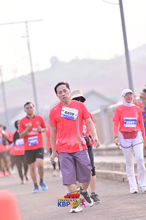 Race photo from CISANGKAN KBP CITY RUN 2025