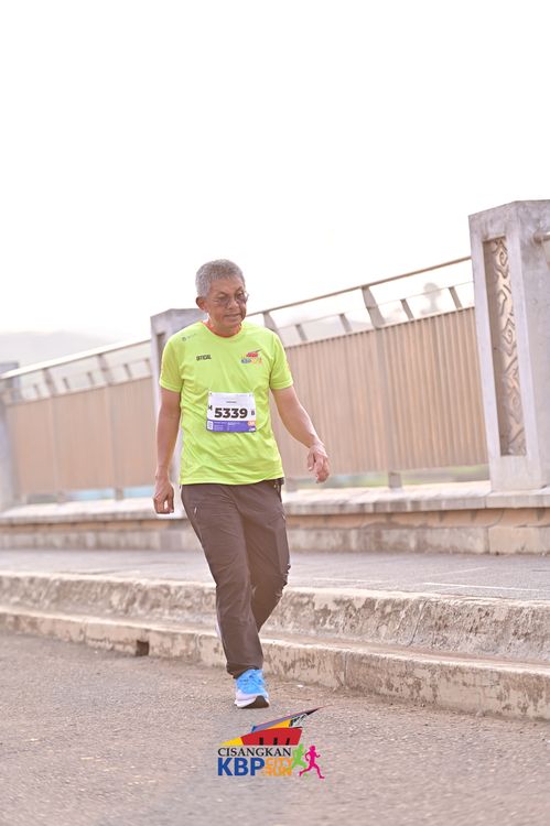 Race photo from CISANGKAN KBP CITY RUN 2025