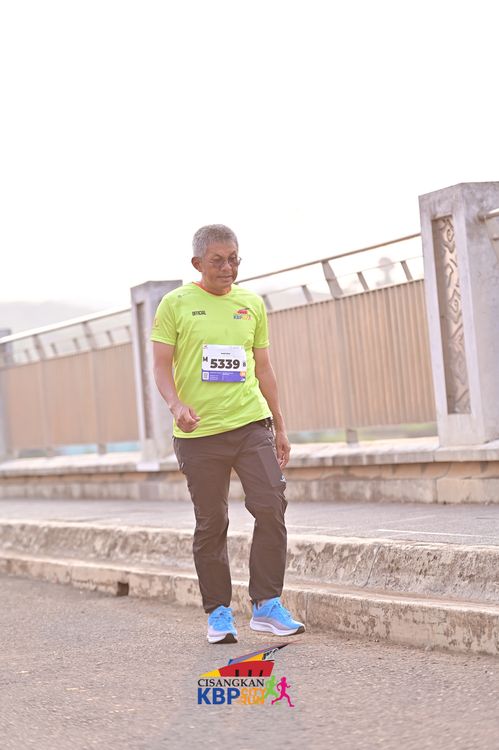 Race photo from CISANGKAN KBP CITY RUN 2025